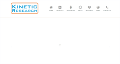 Desktop Screenshot of kineticresearch.com