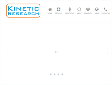 Tablet Screenshot of kineticresearch.com